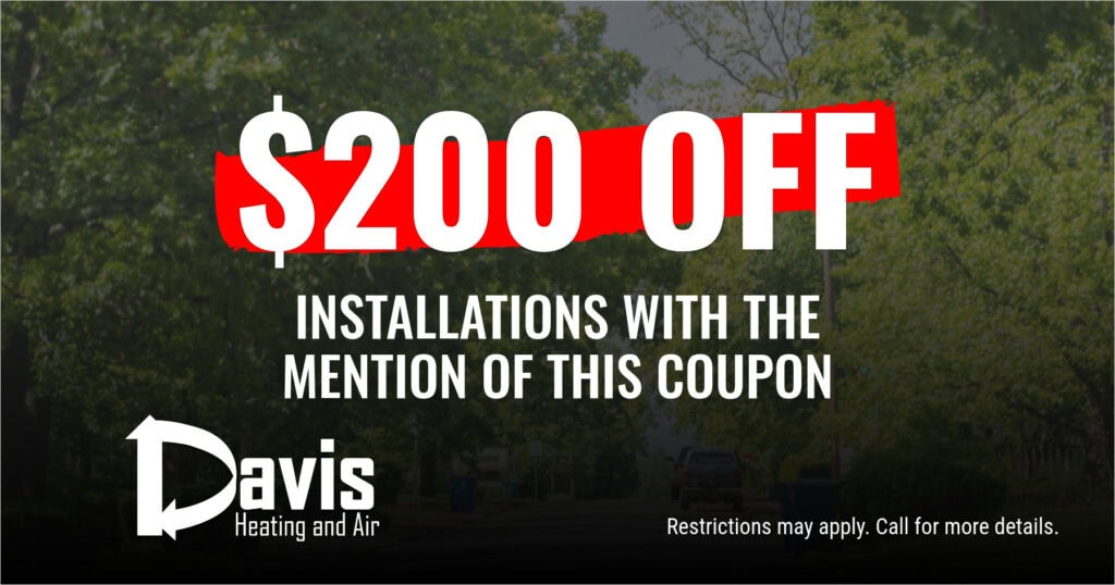 0 OFF INSTALLATIONS WITH THE MENTION OF THIS COUPON. Restrictions may apply. Call for more details.